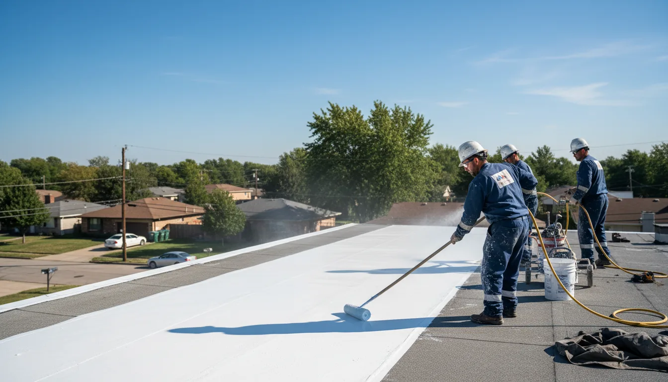 Commercial roof coating in Oregonia, OH near me